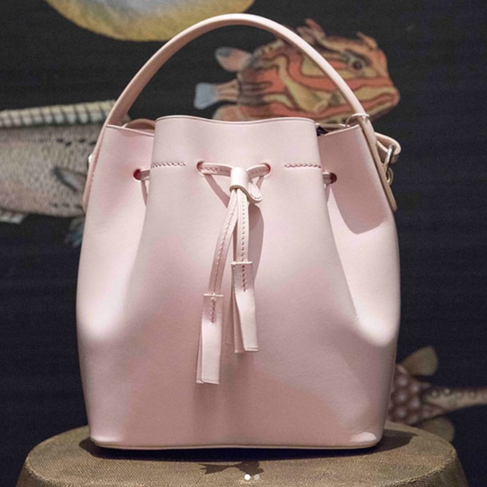 Authentic Celine Karin Calf Leather Drawstring Bucket Bag - Picture 11 of 12